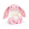 Blushkin Blossom Luxe Bunny with Personalized Cream Jumper