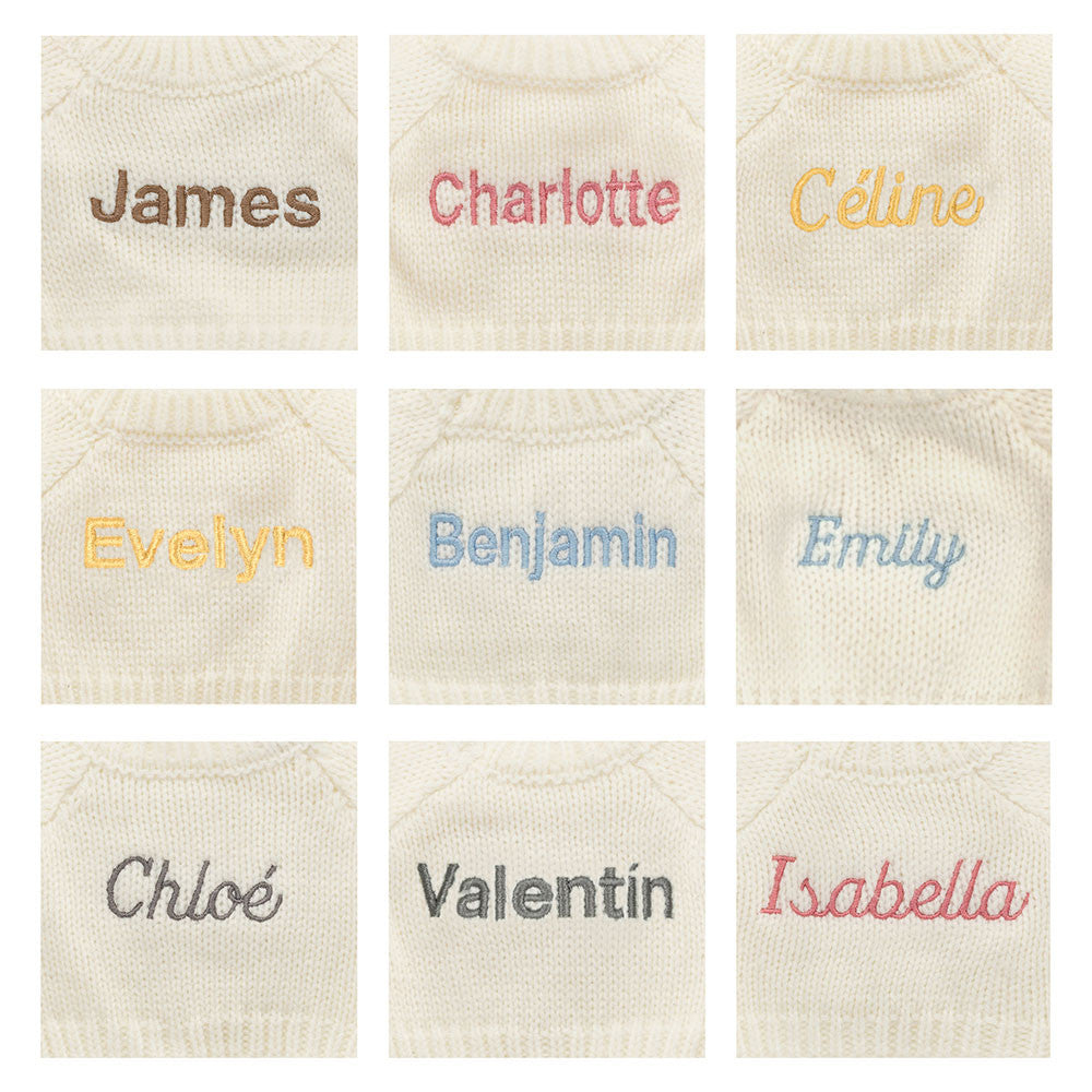 Bashful Luxe Bunny Rosa with Personalized Cream Jumper