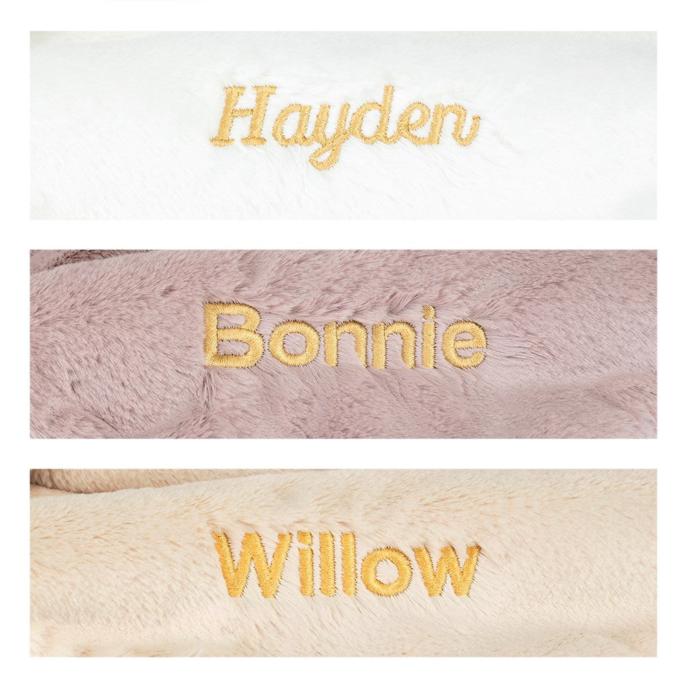 Personalized Bashful Luxe Bunny Luna Blankie